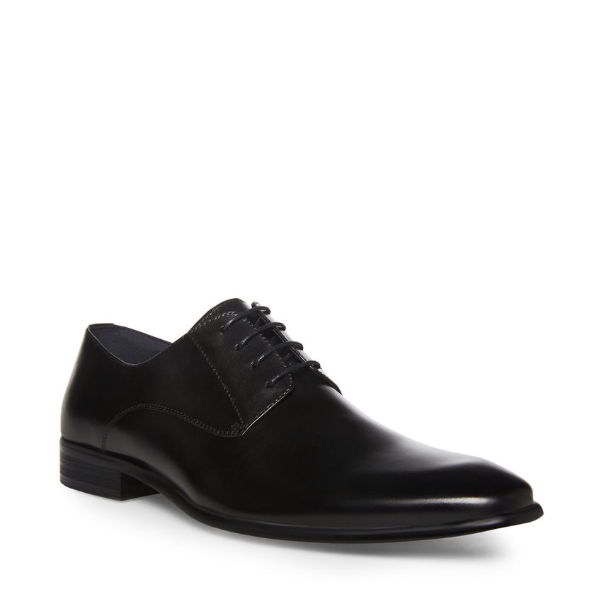 Zapatos Derby Steve Madden Beaux Cuero Hombre Negras | ES MK9E24